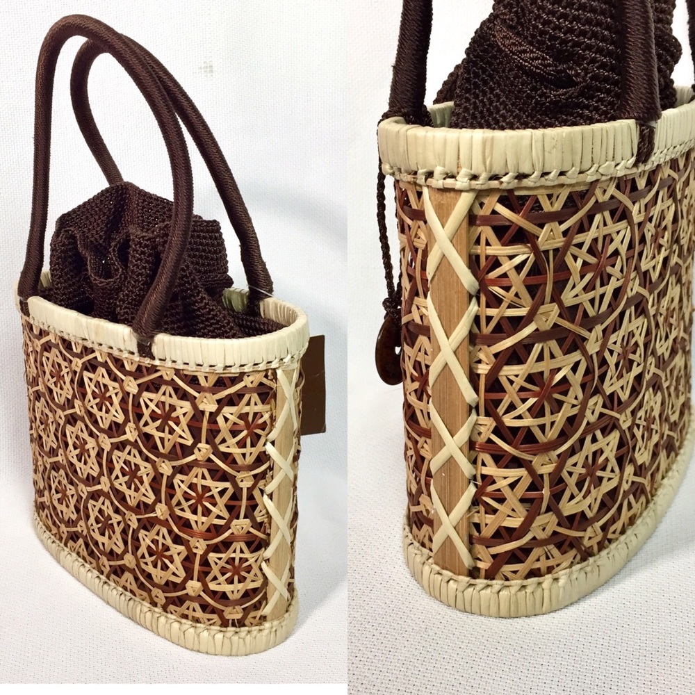 The Sak Wicker Zuzu Small Satchel Purse View 6